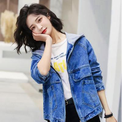 ÁO KHOÁC JEAN PHỐI NÓN XÁM - NK413